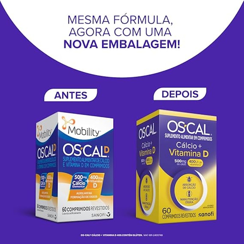 Cálcio + Vitamina D 400 UI 2