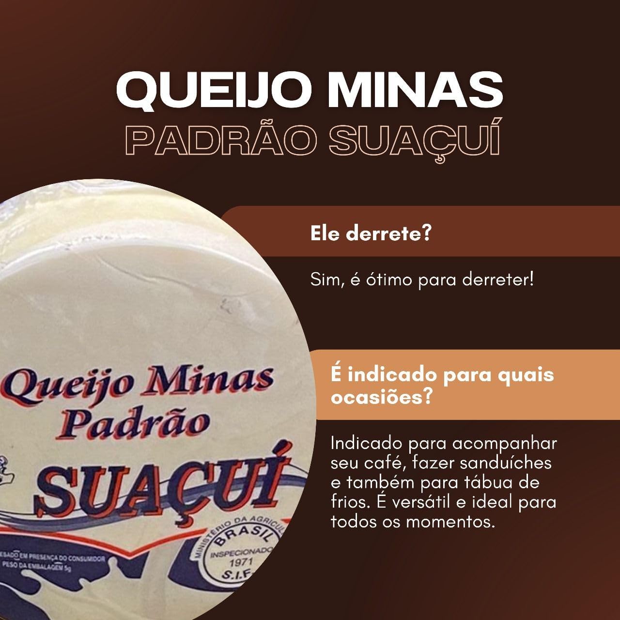 Queijo Minas Padrão Suaçuí 3