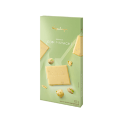 Tablete Branco com Pistache 100 G