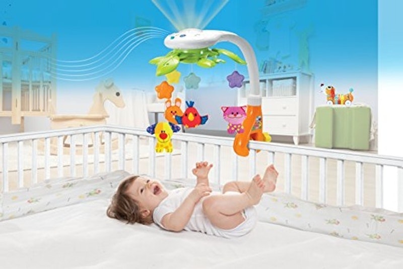 Móbile Projetor de Luz Infantil - Amiguinhos de Estimação com Som e Luzes 4