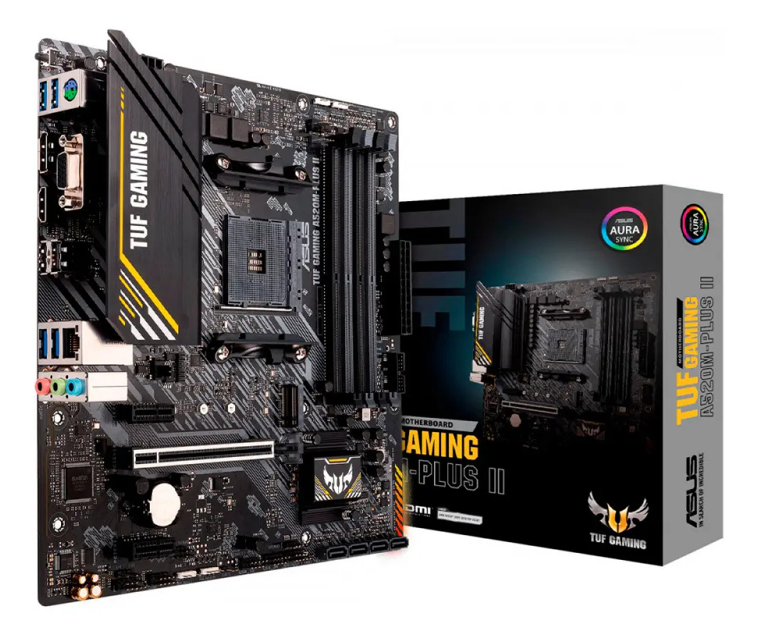 Placa-Mãe Asus Tuf Gaming A520M-Plus II 1