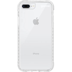 Capinha para iPhone 7 Plus Clear Logo White