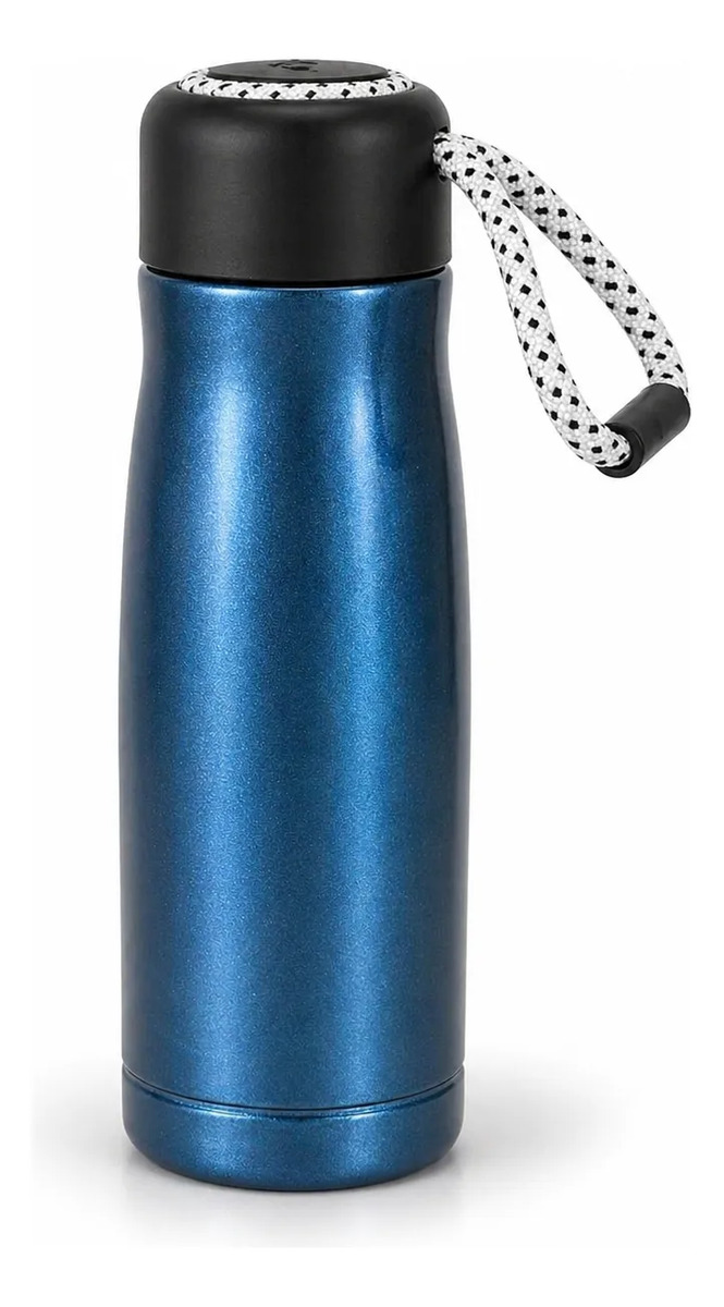 Garrafa Térmica Inox 350 ml com Alça de Corda 1