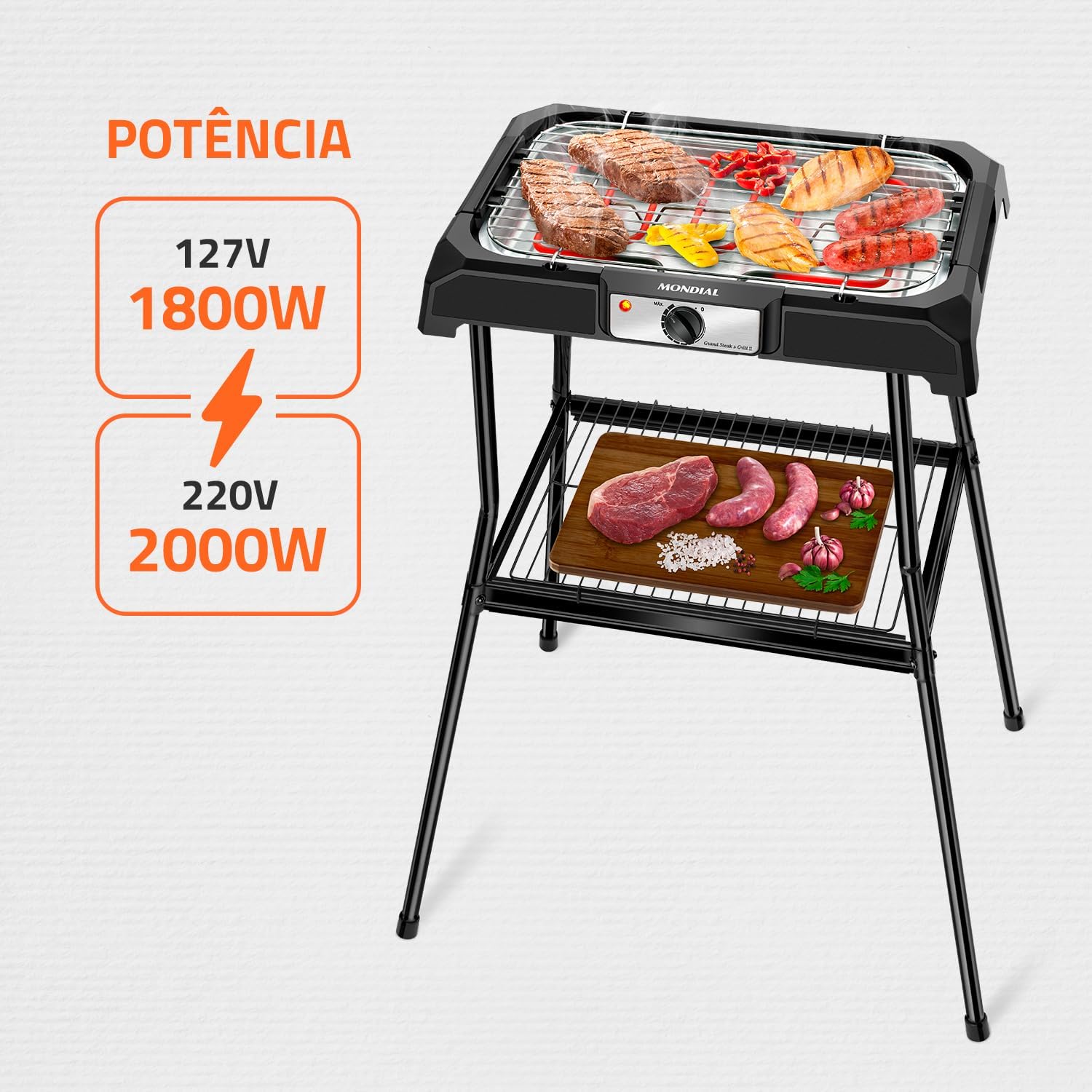 Churrasqueira Elétrica Mondial Grand Steak & Grill II  2