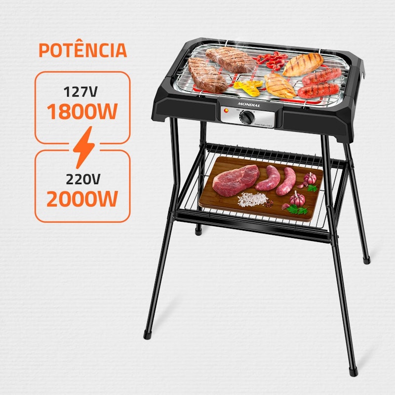 Churrasqueira Elétrica Mondial Grand Steak & Grill II 2