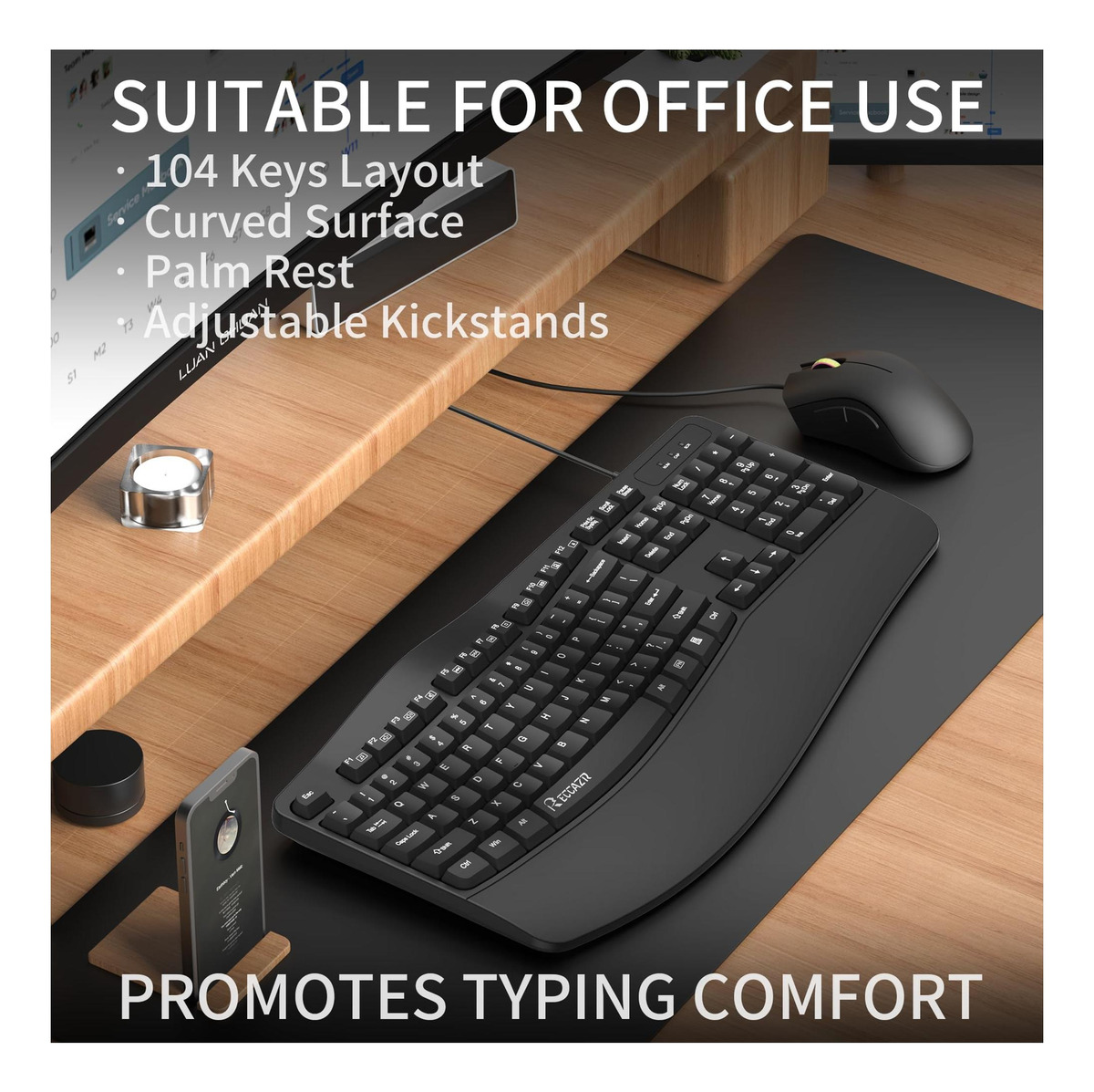 Teclado Ergonômico Reccazr 2