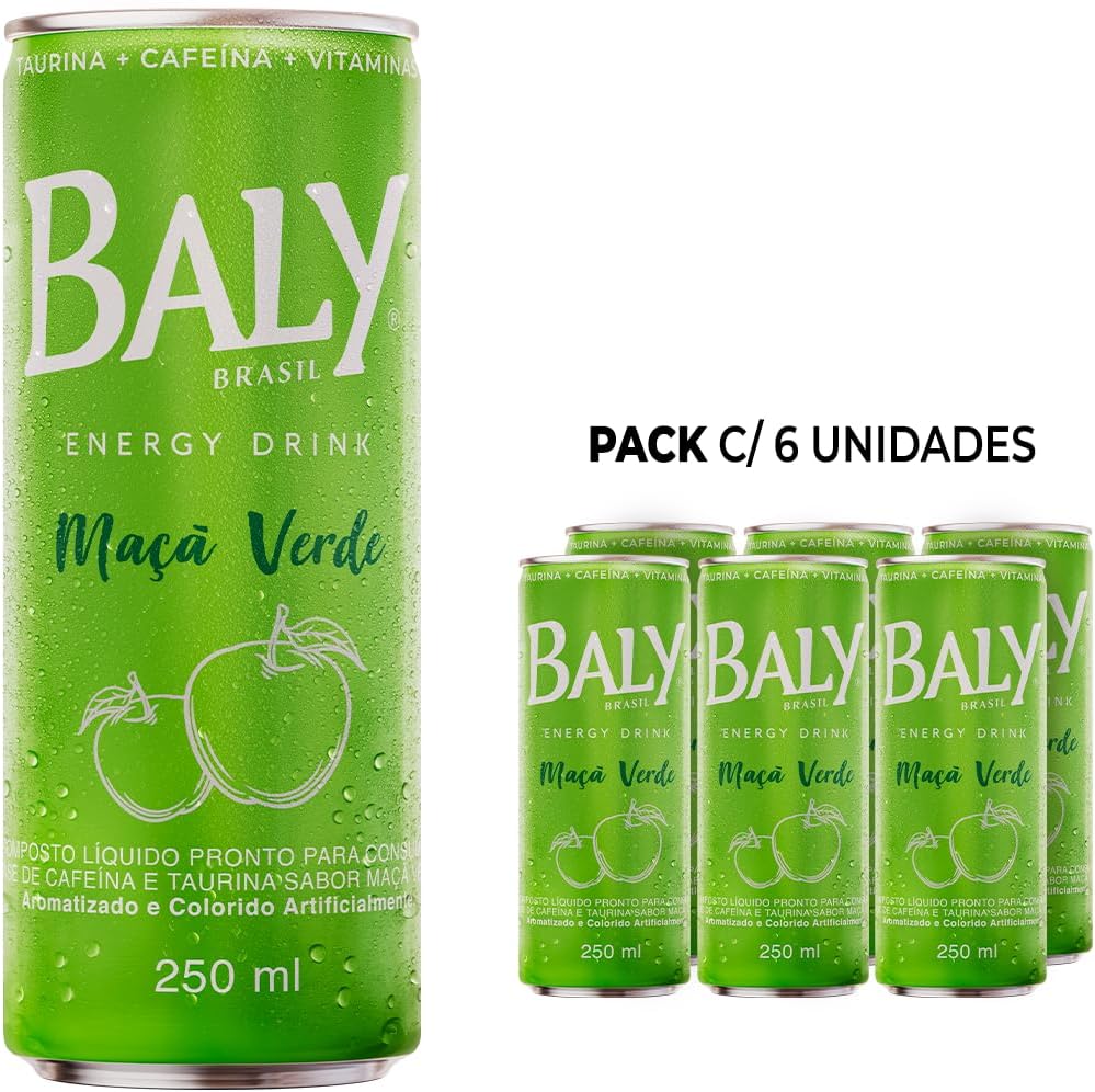 Baly Energy Drink Maçã Verde 3