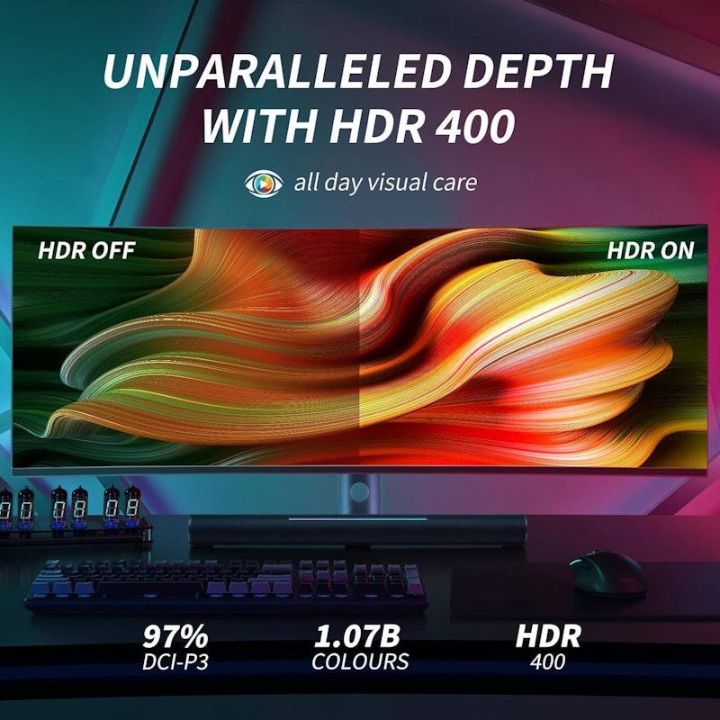 Monitor de Jogos Ultrawide de 49 Polegadas Yogaes 3
