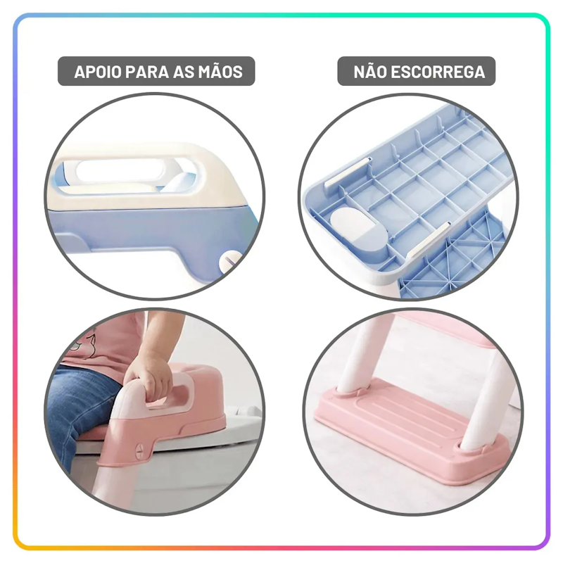 Assento Redutor Infantil com Escada 4