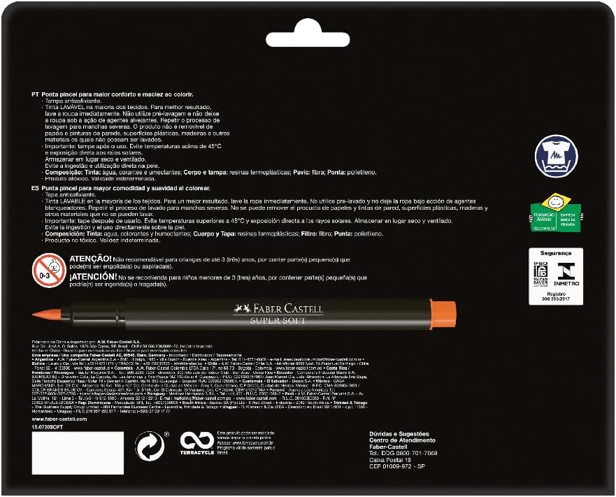 Canetinha SuperSoft 20 Cores Faber-Castell 2