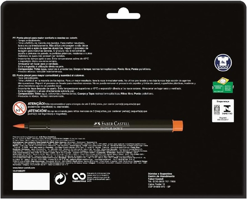 Canetinha SuperSoft 20 Cores Faber-Castell 2