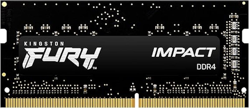 Memória de 16 GB SODIMM DDR4 3200 MHz Fury Impact 1,2 V 1Rx8 260 Pinos 2