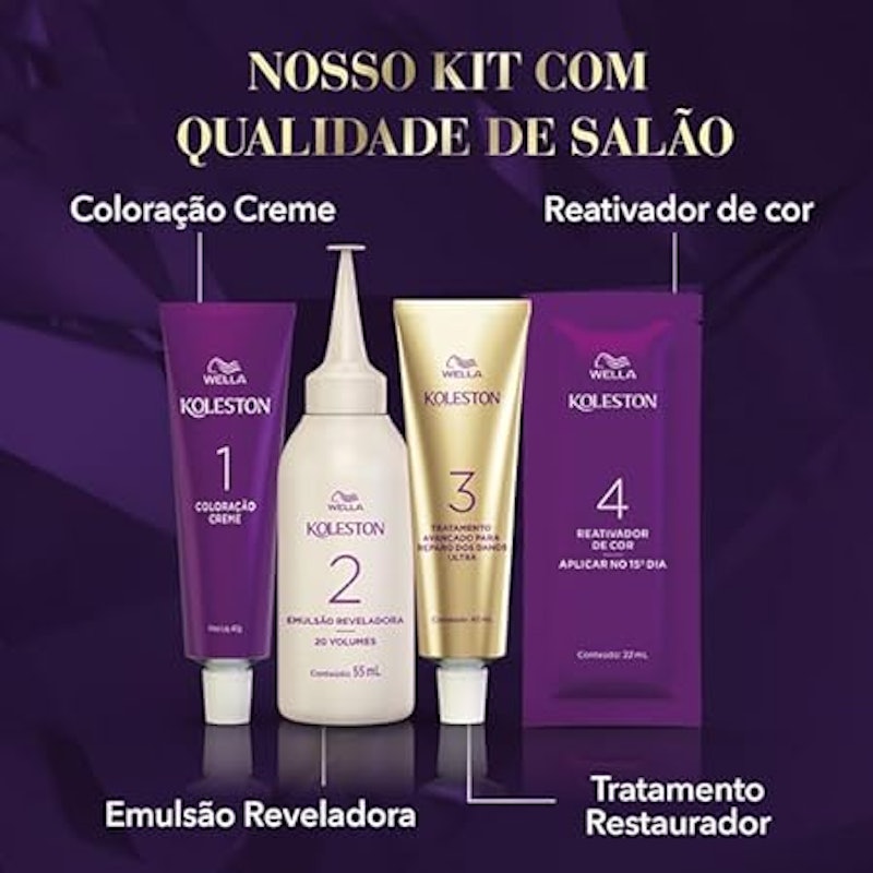 Tinta de Cabelo Koleston Castanho Claro 3