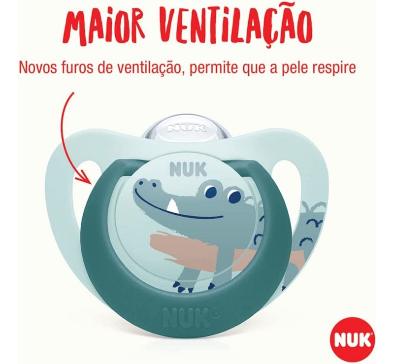 Chupeta 6+ Meses NUK Star 2