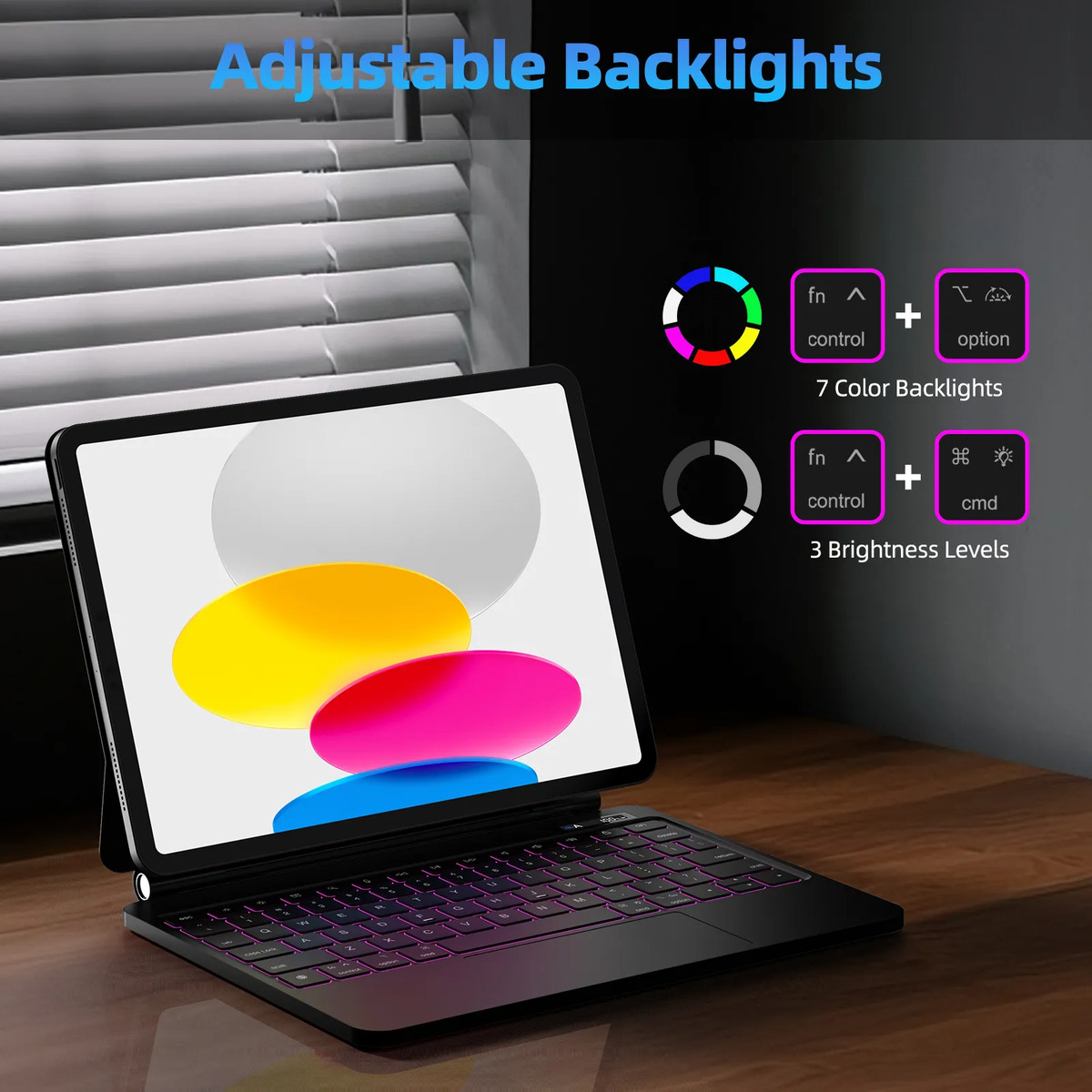 Bettdow Capa com Teclado para iPad 10ª Geração 5