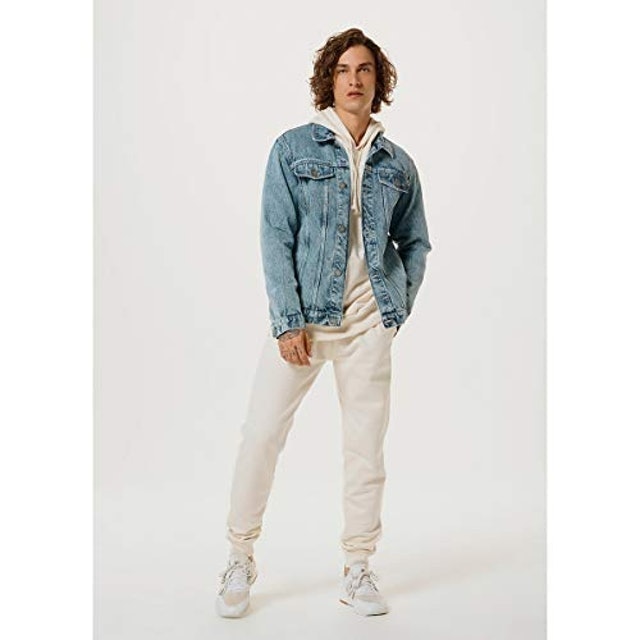 Jaqueta Jeans Masculina Trucker com Lavanderia 3