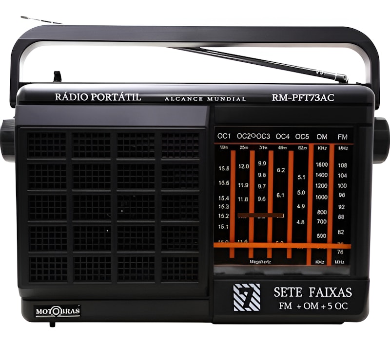 Rádio Portátil 7 Faixas 1