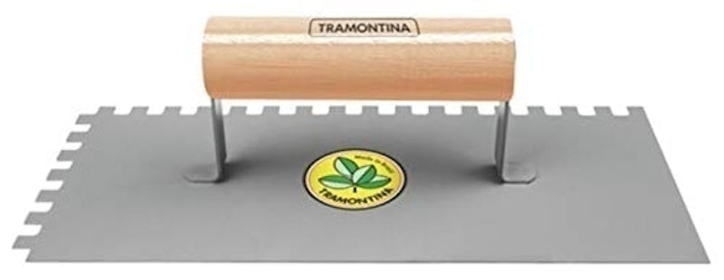 Desempenadeira de Aço Lisa com Dentes Tramontina 1