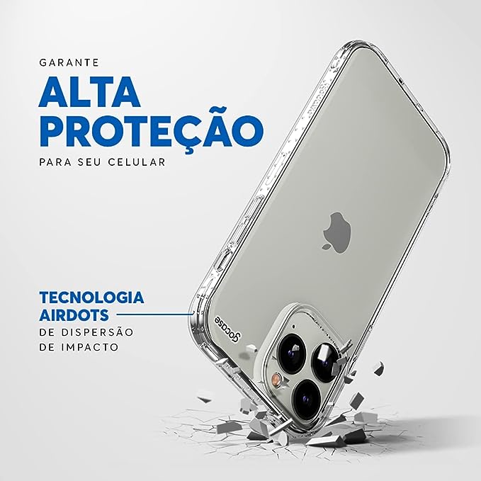 Capinha para iPhone X/XS Clear Logo White 3