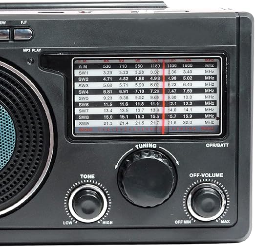Rádio Retrô CNN-686 Recarregável 3