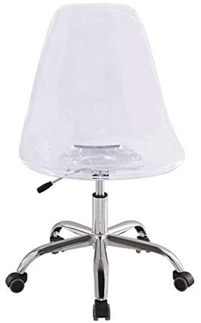 Cadeira Eames Giratória Transparente 2