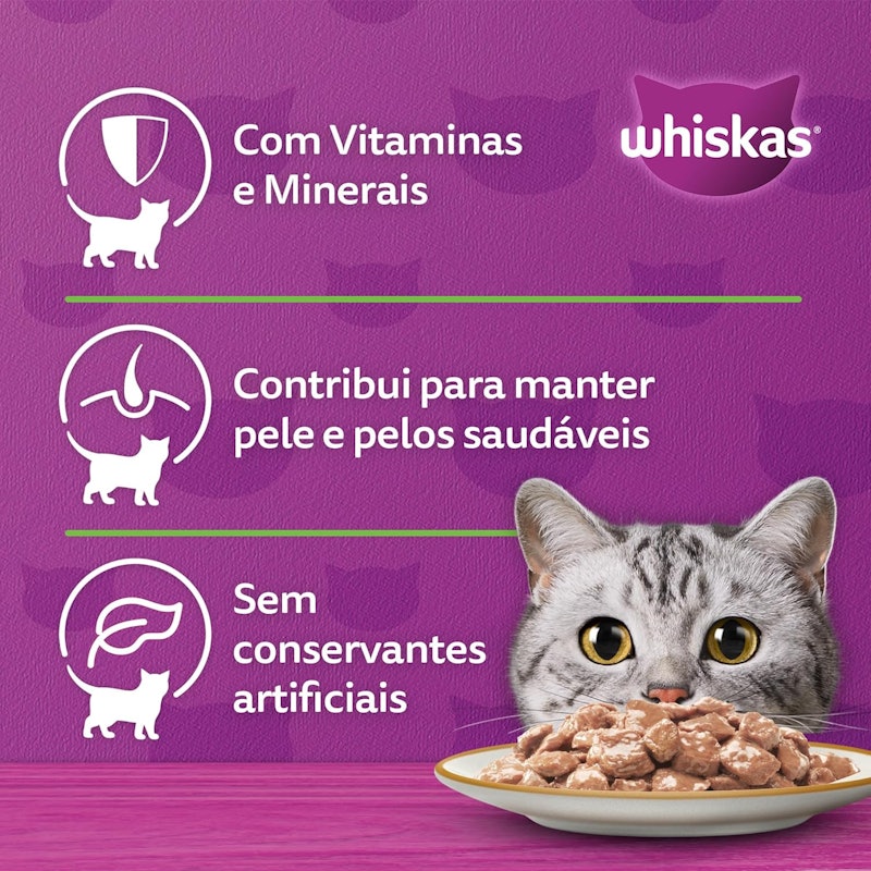 Ração Úmida para Gatos Adultos Sachê 3