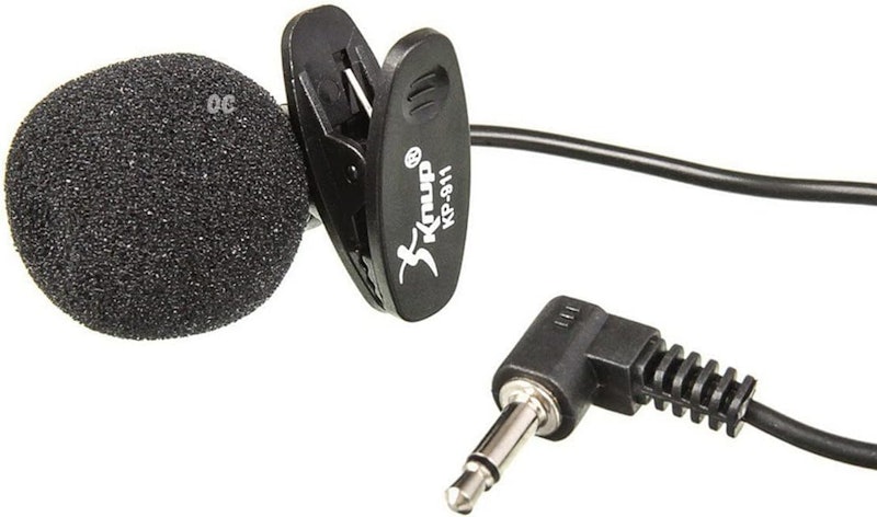 Microfone de Lapela Knup 2