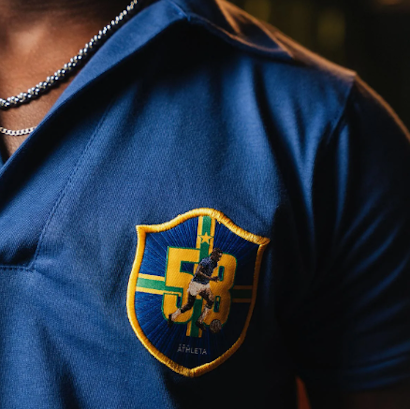 Camisa Brasil Pelé 1958 Masculina 4