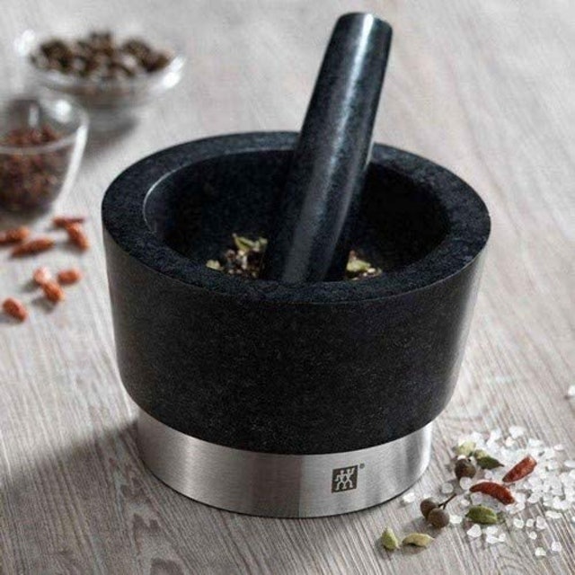 Pilão de Pedra e Aço Inox 2