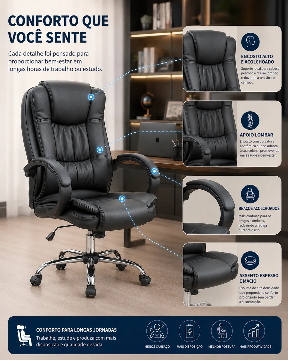 Cadeira de Escritório Maat  3