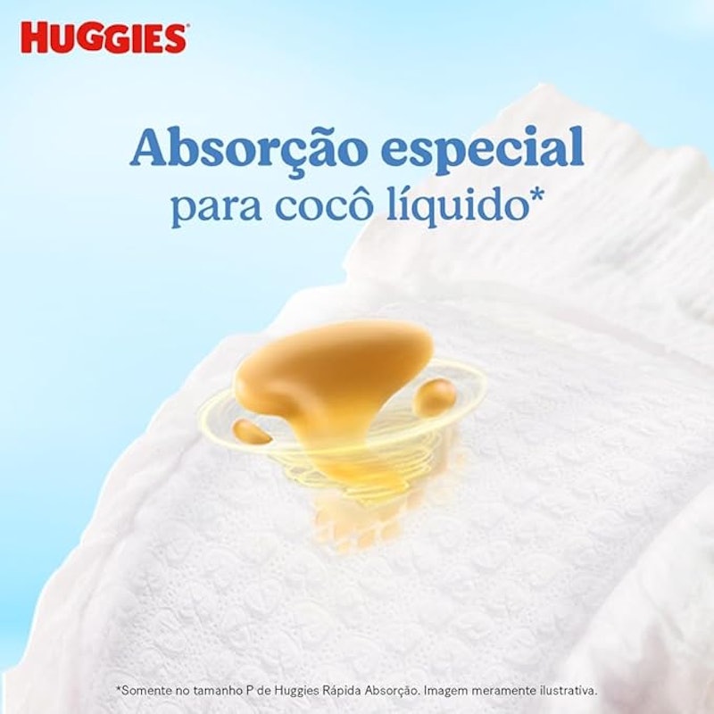 Huggies Fralda Descartável Rápida Absorção M 4