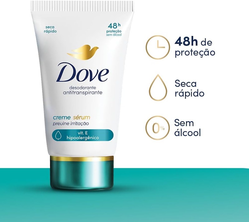 Desodorante Dove Antitranspirante Creme Sérum Previne Irritação 3
