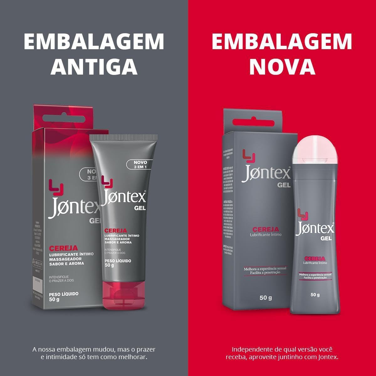 Jontex Gel Lubrificante Cereja 4