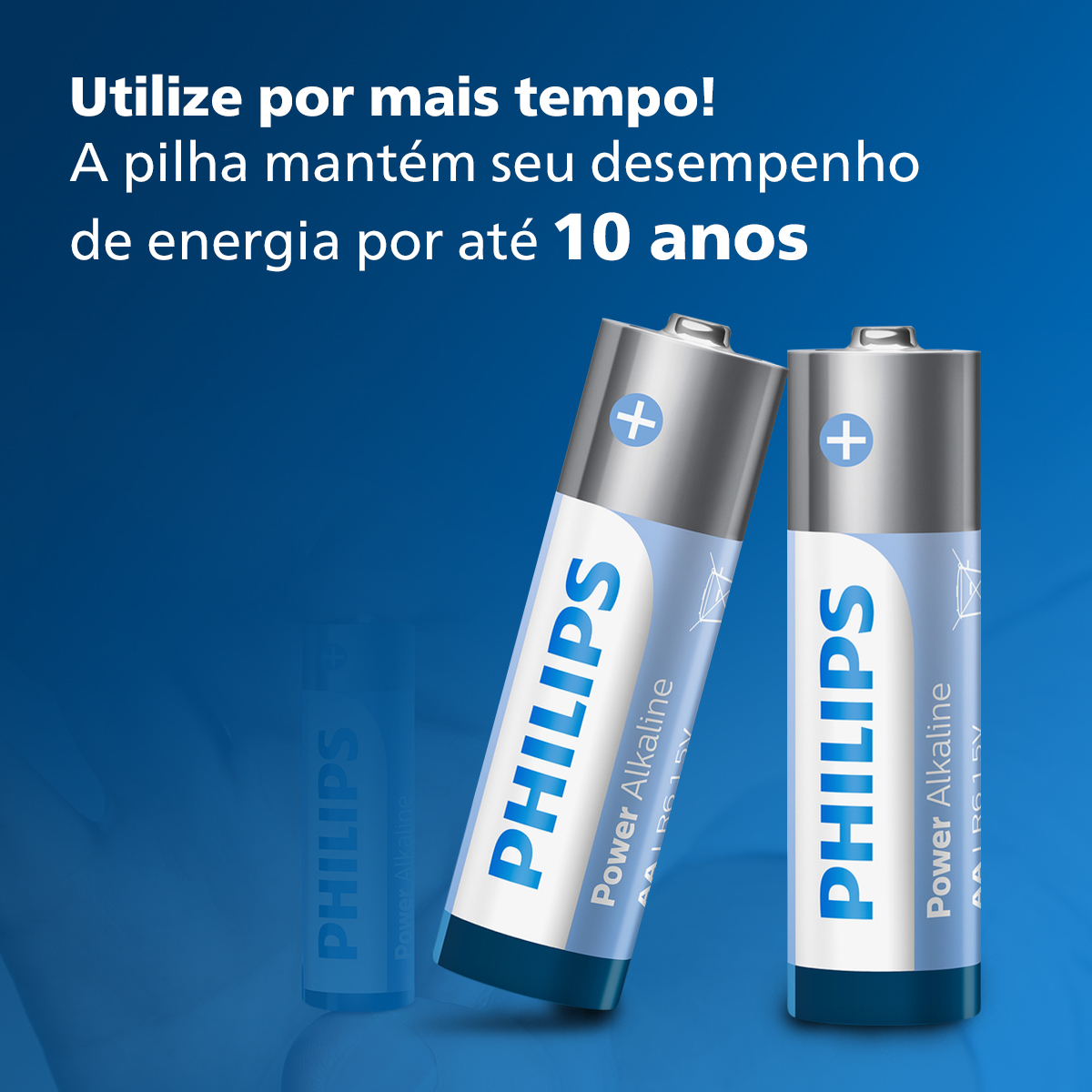 Power Alkaline Bateria Philips 4