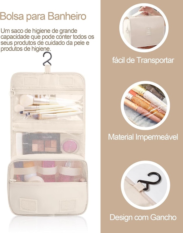 Kit 10 Nécessaires Organizadores de Malas para Viagem 5