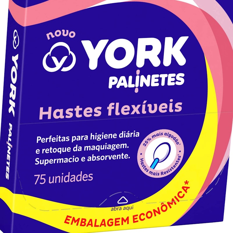Hastes Flexíveis de Algodão York 3