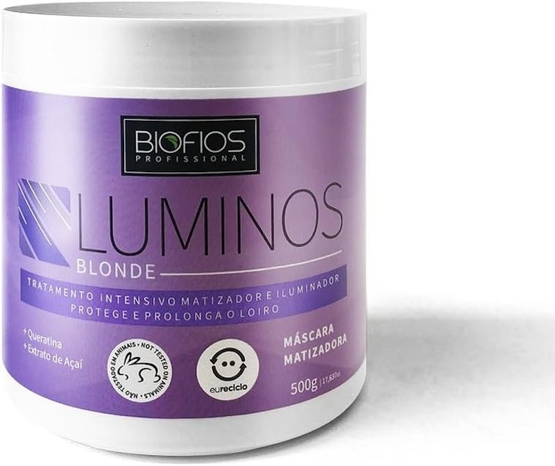 Máscara Matizadora Biofios Profissional Luminos Blonde 1