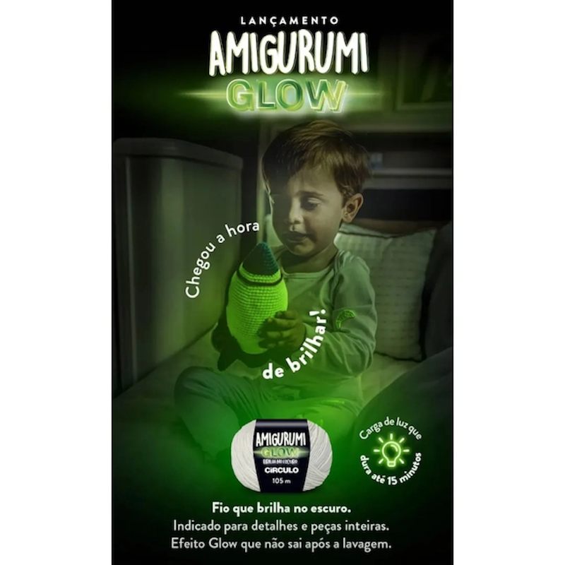 Linha Amigurumi Glow - Brilha no Escuro 3