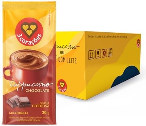 Cappuccino Chocolate 3 Corações em Sachês 2