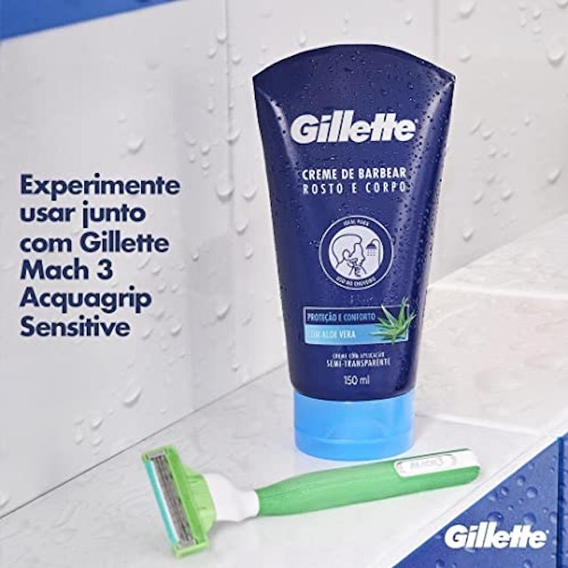 Creme de Barbear Gillette Rosto e Corpo 3