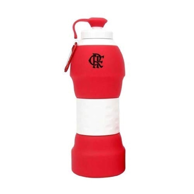 Garrafa Retrátil de Silicone do Flamengo 1