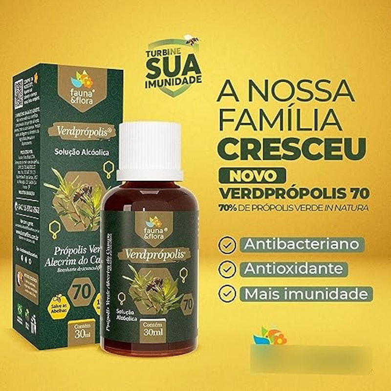 Verdprópolis Solução Alcoolica 70% 4
