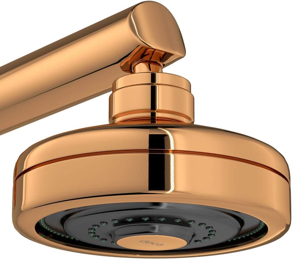 Chuveiro com Tubo Reto de Parede Acqua Plus Red Gold 2