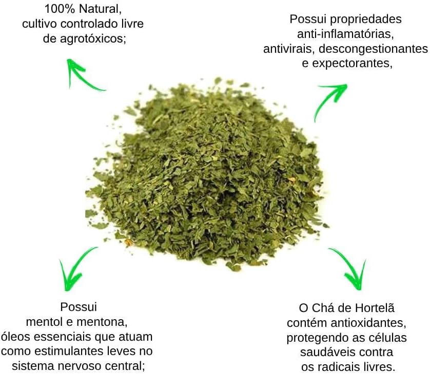 Chá de Hortelã Gourmet Tea Brasil 4