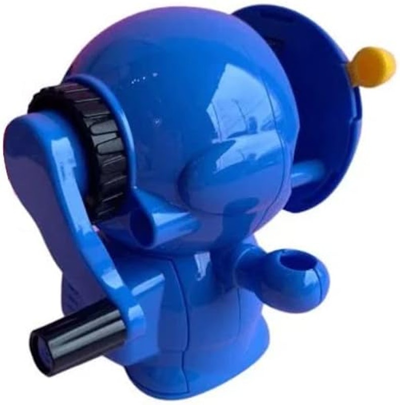 Apontador de Lápis com Manivela Azul Astronauta 2