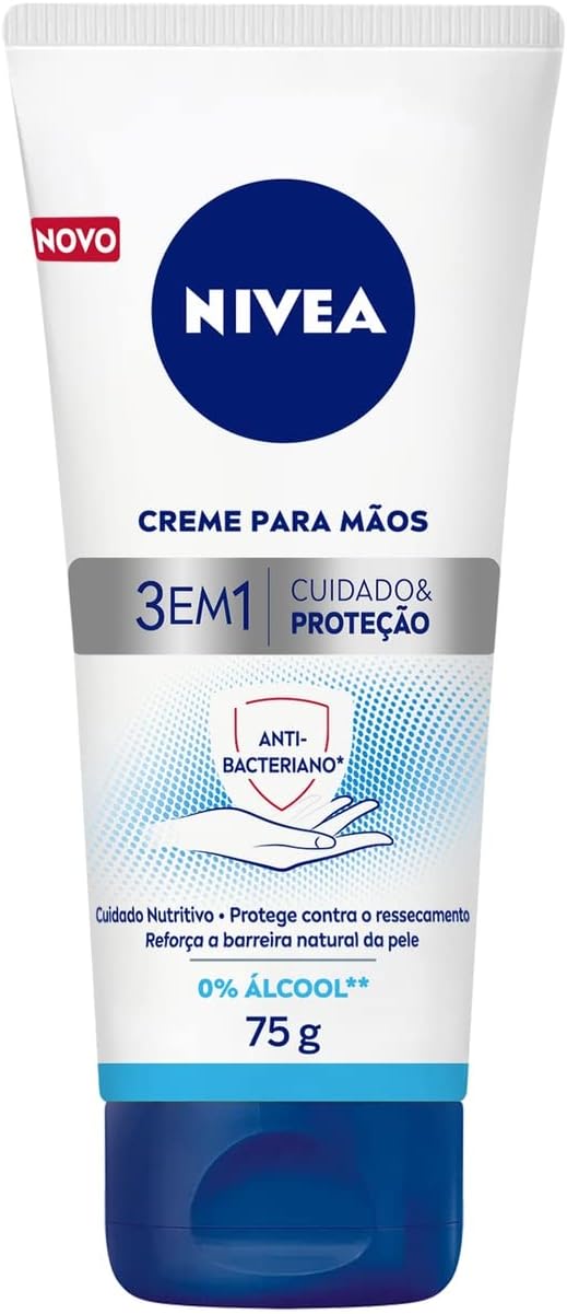 Creme Para as Mãos 3 em 1 Ação Antibacteriana 1