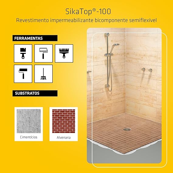 Revestimento Impermeabilizante SikaTop 100 5