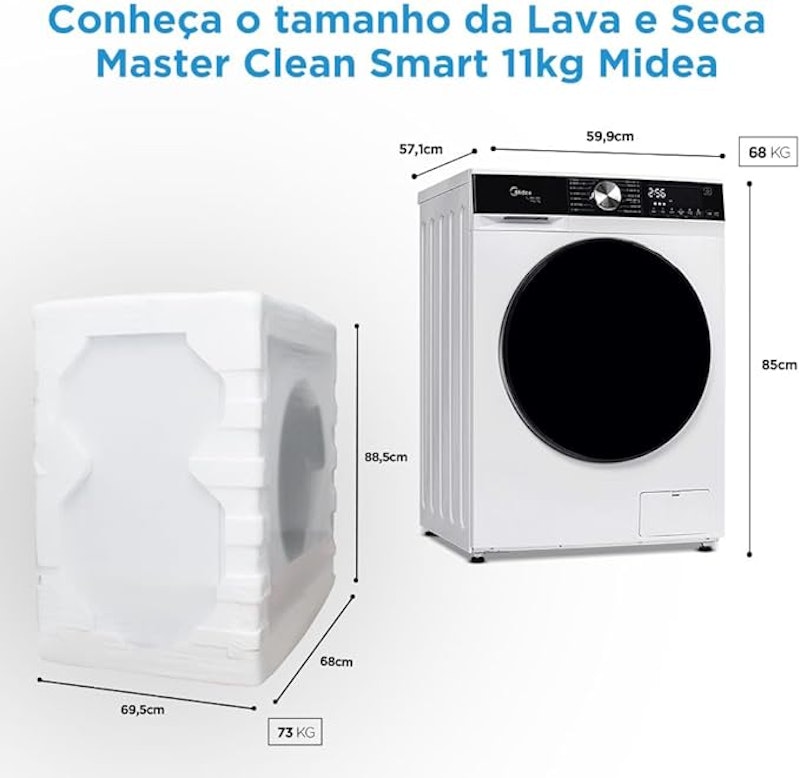 Lava e Seca 11 kg Midea Master Clean Conectada 5