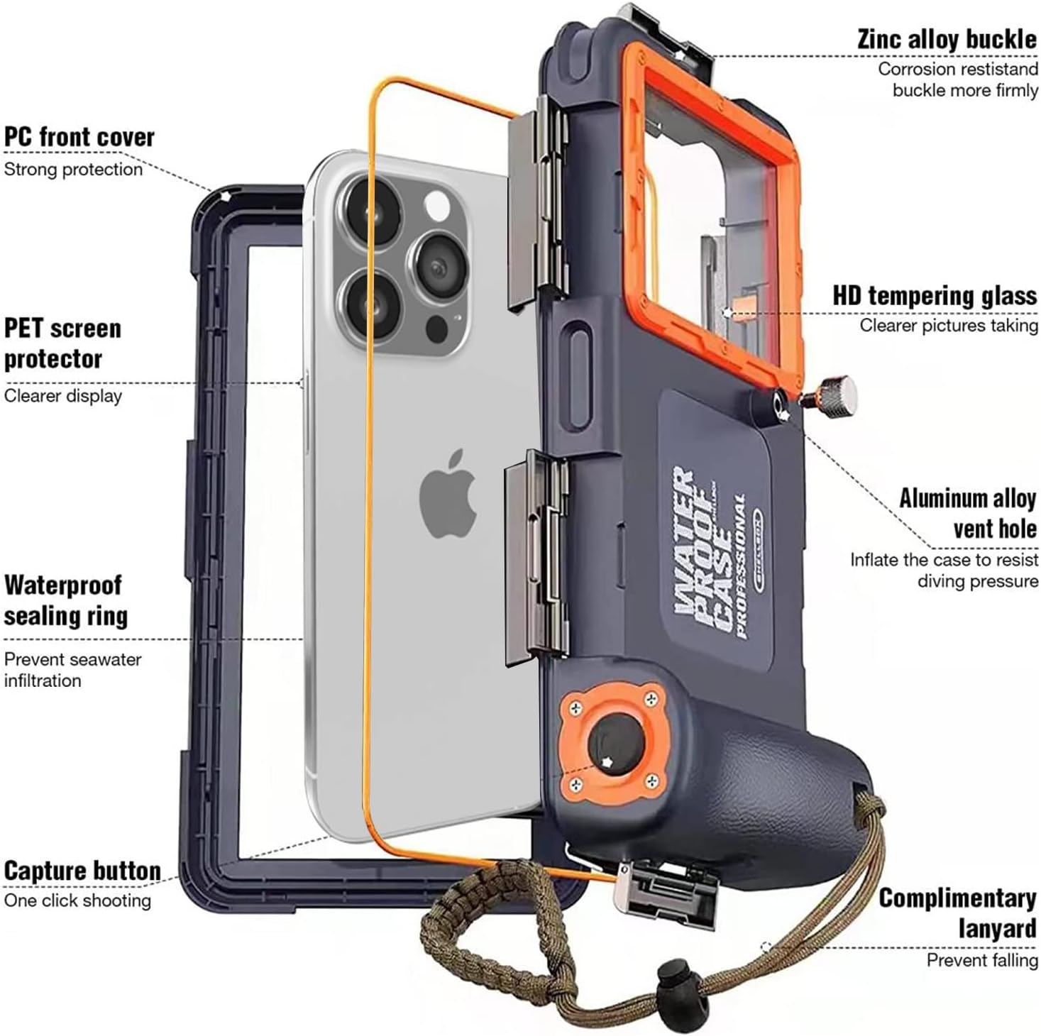Capa Profissional à Prova D'Água para Celular 4