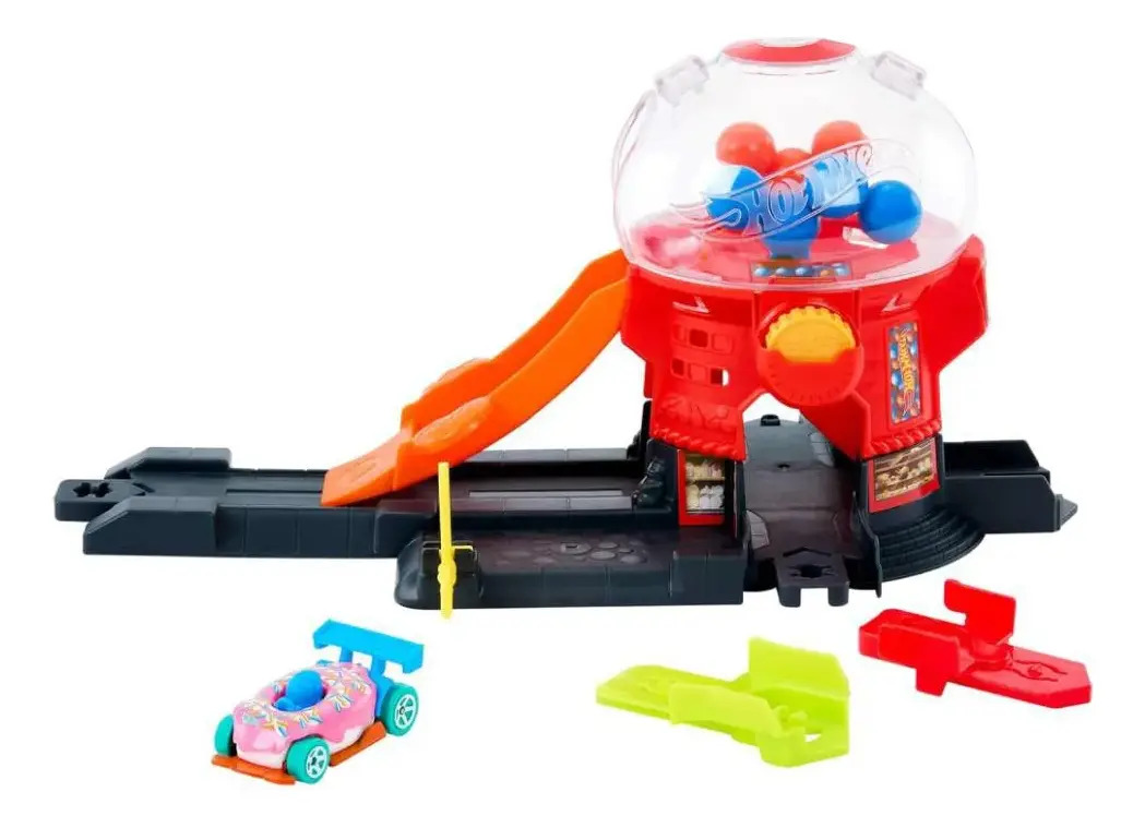Pista Hot Wheels City Loja de Doces 1